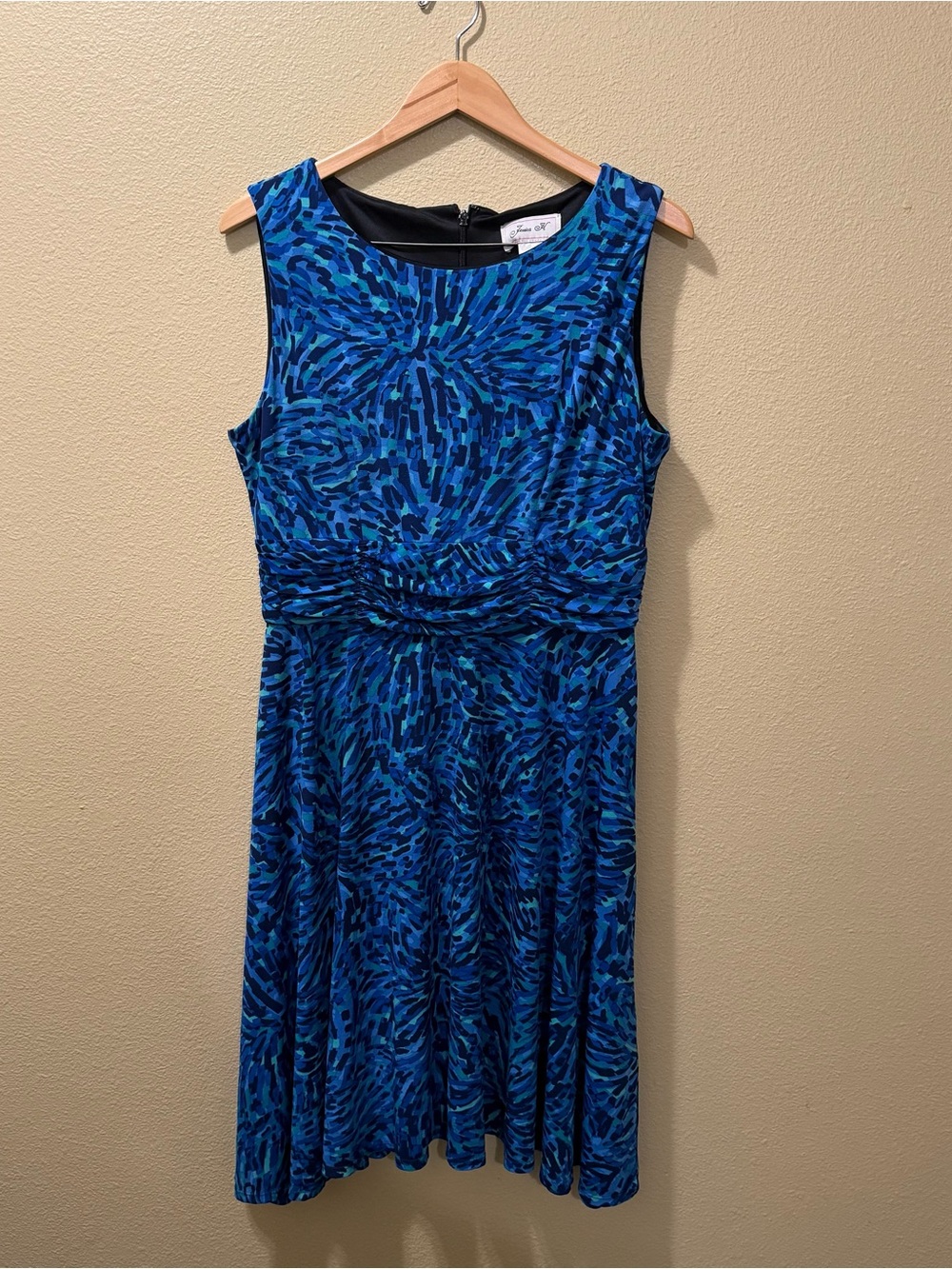 Women’s Size 16 Jessica Howard Blue Green Purple Missy Jersey Tank Dress
